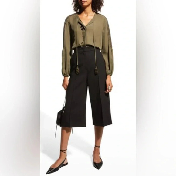 Kobi Halperin Women's Maeve Tie-Neck Silk Blouse - Picture 1 of 8